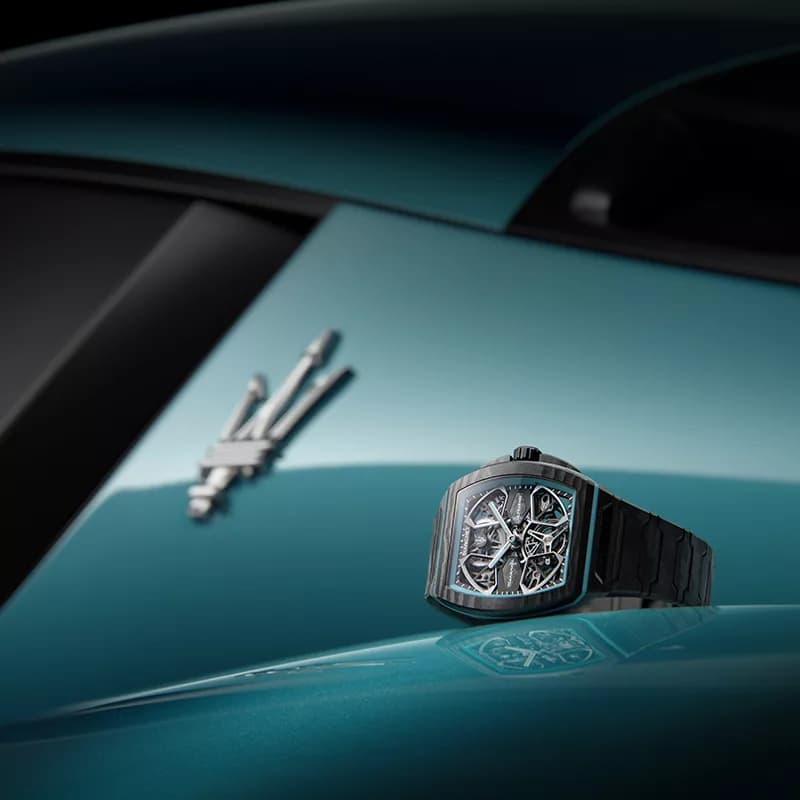 تعاون مازيراتي وبيانشيه لإطلاق ساعة ألترافينو الفاخرة بمناسبة الذكرى المئوية لشعار الرمح الثلاثي