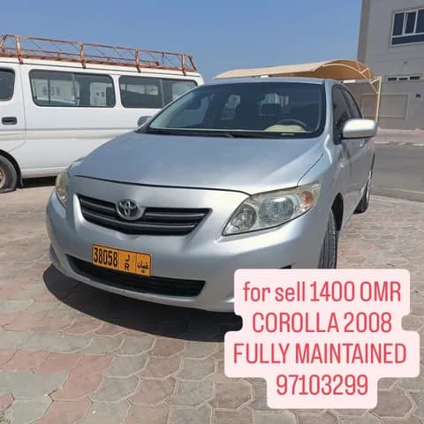 تويوتا كورولا 1.6L XLI 2008 مستعملة تويوتا كورولا 1.6L XLI 2008 مستعملة used_cars.forSale