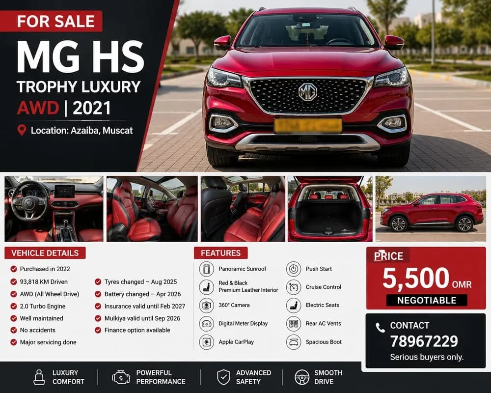 Used MG HS 2.0T Luxury (AWD) 2021