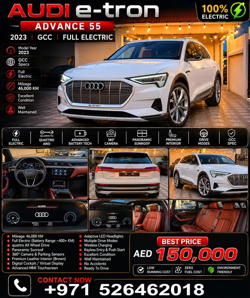 Used Audi e-tron 95 kWh Quattro 2023