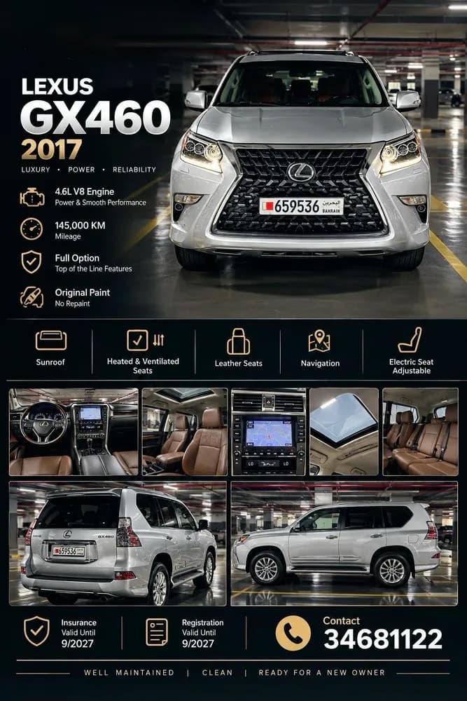 Used Lexus GX 460 4.6 2017